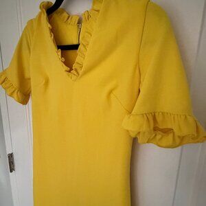 Calvin Klein Yellow Dress